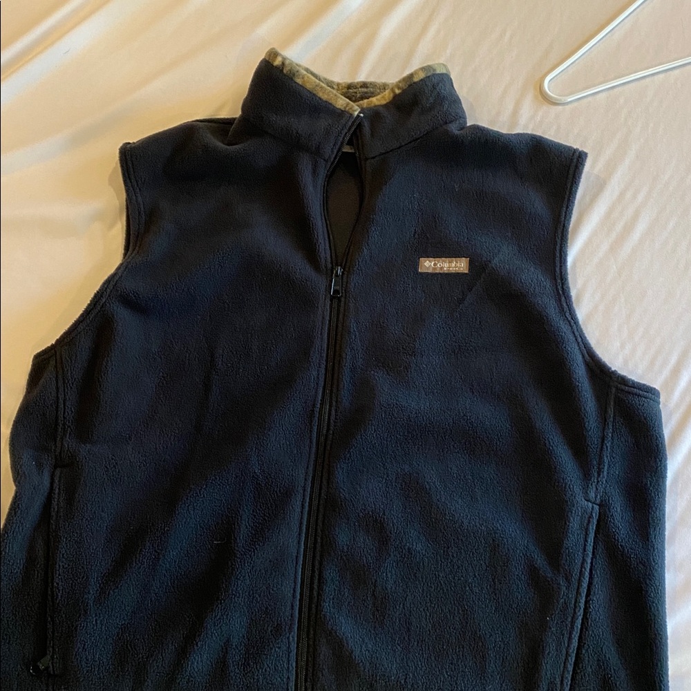 Columbia Charcoal Fleece Vest